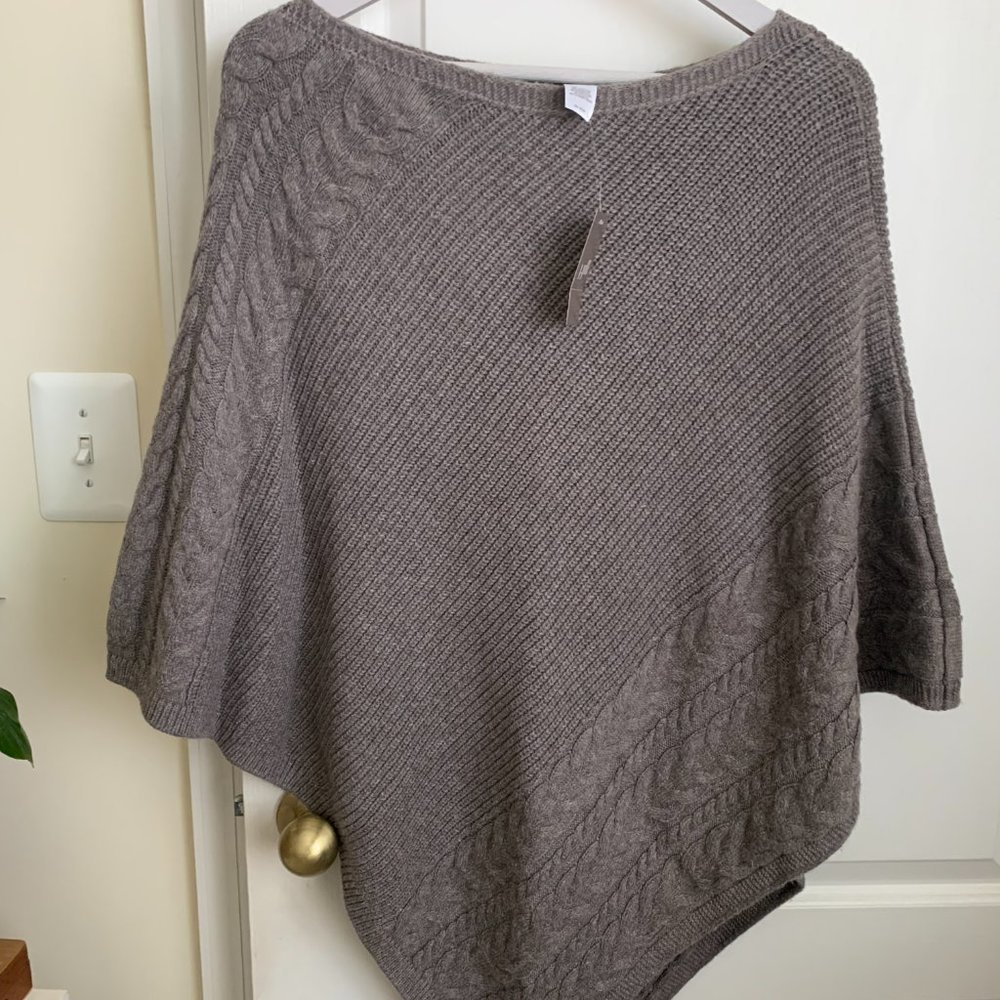 JJill Poncho - Mocha